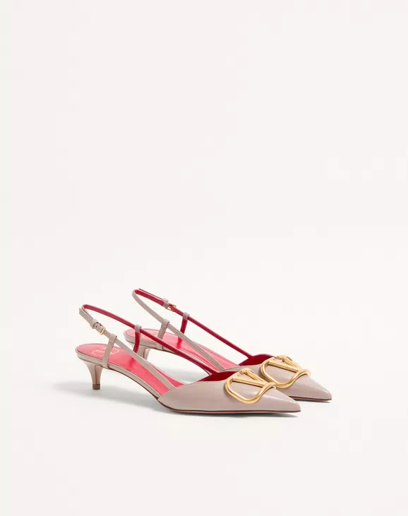 Valentino Vlogo Signature Calfskin Slingback Pump 40Mm / 1.6 In. - Image 6